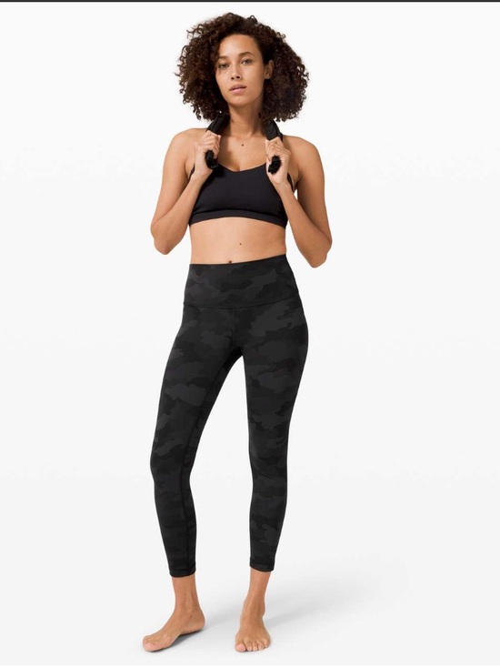 lululemon athletica Pants - Lululemon Align HR Leggings Size 10 Black Camo Nulu NWOT 25”
